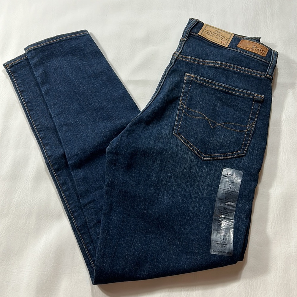 Polo Ralph Lauren-The Thompkins Skinny High Rise Ankle Jeans - Size 27